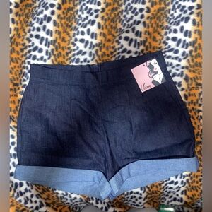 Vixen Women's Midnight Blue Jean Shorts